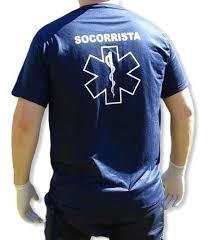 Camiseta Socorrista Azul
