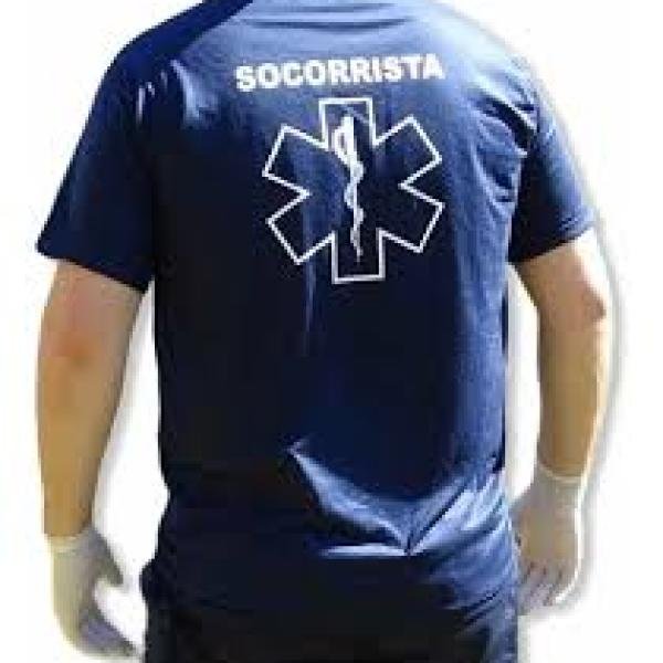 Camiseta Socorrista Azul